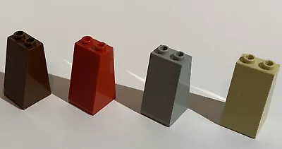 $1.39 • Buy LEGO Parts 3684a (2pcs) Slope 75° 2x2x3 Recessed Studs Choose Color