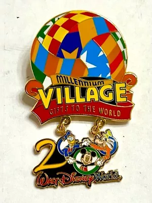 WDW 2000 Celebration  Millennium Village  Commemorative Pin. Very Special!! • $12.50