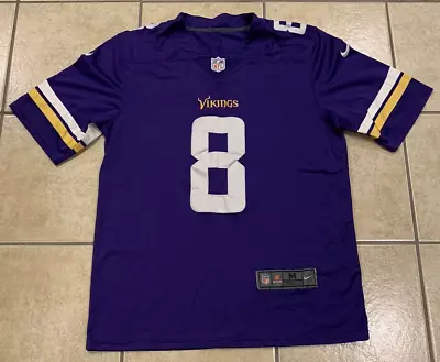 Men's Medium Nike Minnesota Vikings #8 Kirk Cousins NFL Football Jersey • $9.99