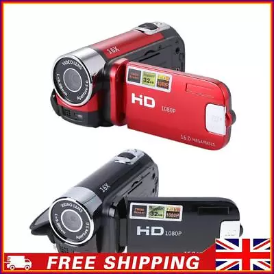 Digital Video Camera Full HD 1080P 32GB 16x Zoom Mini Camcorder DV Camera • £22.19