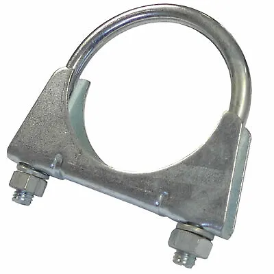 Universal Exhaust U Bolt Clamp Heavy Duty Clamp With Nuts (Sizes 28mm - 102mm) • £2.98