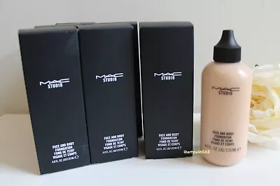 MAC Studio Face & Body Foundation Jumbo Size 4 OZ/120ML NEW IN BOX -Choose Shade • $29.49