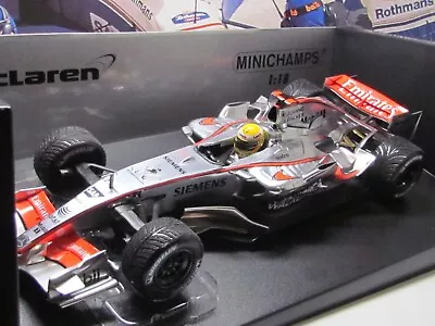 MINICHAMPS / F1 2007 McLAREN MP4/21  - LEWIS HAMILTON - 1/18 SCALE MODEL CAR • £149.99