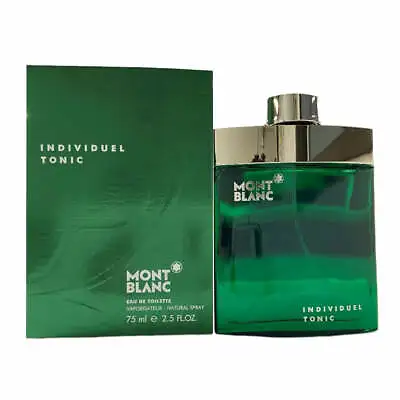 Individuel Tonic By Mont Blanc Cologne For Men EDT 2.5 Oz New In Box • $28.04
