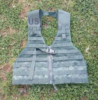 Military FPG Digital Camo FLC Fighting Load Carrier Vest LBV MOLLE Ranger Green • $12