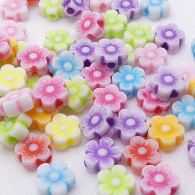 £3.60 • Buy 60 Small Pastel Flower Beads, Daisy Beads