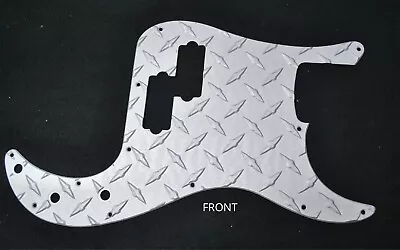 Aluminium Checkerplate Scratchplate For P Bass Electric Guitar 12 Hole • $55