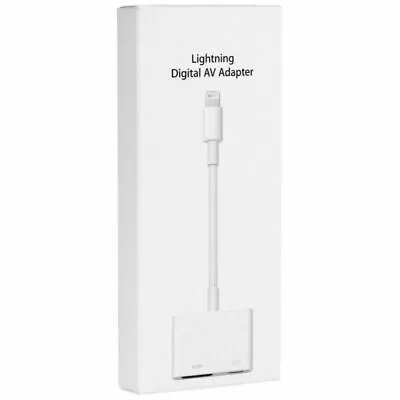 Light To HDMI TV AV Adapter Cable For Apple IPad IPhone 12 11 (LATEST MODEL) • £19.99