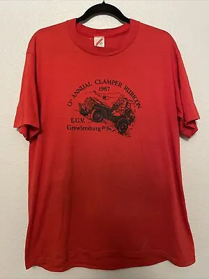 Clampers E Clampus Vitus Shirt Mens XXL ECV 1987 13th Annual Rubicon #86 Jerzees • $30