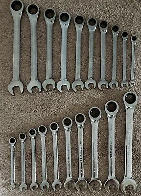 20pc Gearwrench Standard & Metric Ratcheting Combination Wrench Set New! • $89.99