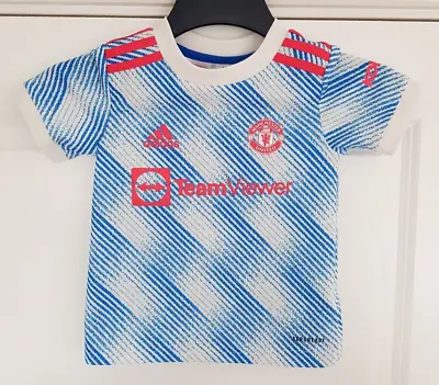 Manchester United FC Football Shirt Size Children's Aged 2 To 3 Years Old SANCHO • $10.58