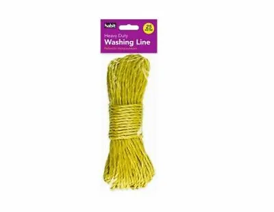 Heavy Duty Strong Clothes Washing Line Rope Laundry Dryer 25M • £4.99