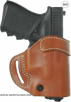 Leather OWB Gun Holster For S&W M&P All Models 1.75in Belt Loop  BLACKHAWK • $18.95