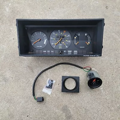 Volvo 240 Instrument Cluster 1981-1985 Tachometer Turbo GL Clock 242 244 245 • $400