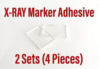 XRAY Marker Adhesive Washable & Reusable 2 Set (4 Pieces) X-Ray Radiology • $7.99