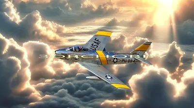 F-86 Sabre Jet 55  WS R/C Airplane Laser Cut Balsa Ply Short Kit With Plans • $230.99