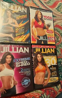 Lot Of 4 Jillian Michaels Workout DVDs  Brand New Sealed • $3.50