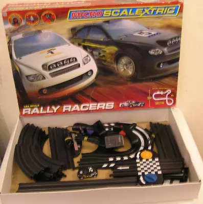 Micro Scalextric Rally Racers Comp With One Car & Instructions In Box Working • £17.99