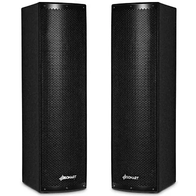 Sonart 2PCS 2000W Bi-Amplified Speakers Of PA System W/ 3-Channel • $239.99