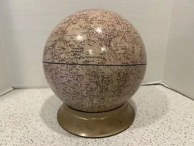 Vintage Cram's 10 1/2  Moon Globe W/Metal Stand • $160