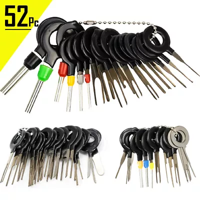 $11.95 • Buy 52Pcs Set Pin Ejector Wire Kit Extractor Auto Terminal Removal Connector Tool AU