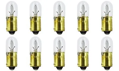 $10.98 • Buy 10x 1815 Miniature Light Bulb Gauge Cluster Instrument Panel 12v T-3.25 BA9S Lot