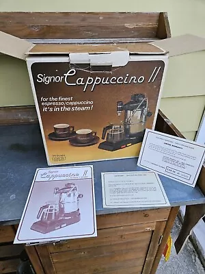 Vintage Vesubio CXE25 Electric Cappuccino Espresso Coffee Maker NOS!!! • $140