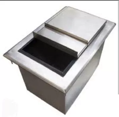 BK Resources BK-DIBL-1218 12 Wx18 Dx14-3/8 D Stainless Steel Drop-In Ice Bin • $275