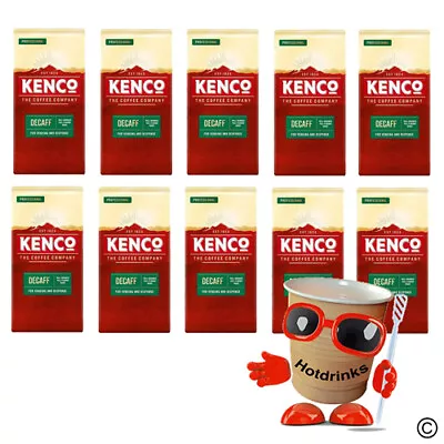 10 X 300g Bags Of Kenco Decaffeinated Decaf Instant Coffee **OUTER BOX OFFER** • £101