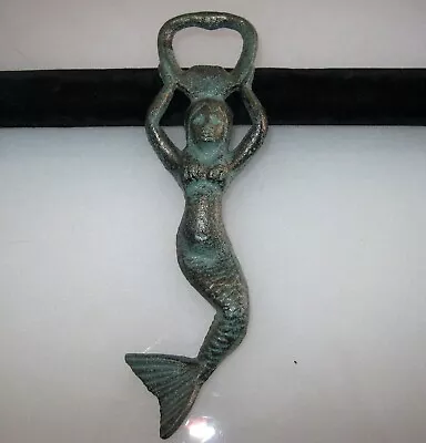 7  Cast Iron Mermaid Bottle Opener Beer Soda Bottle Opener • $0.99