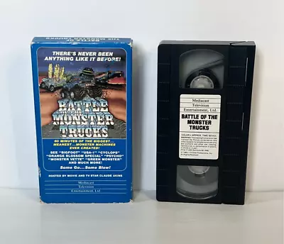 Battle Of The Monster Trucks VHS 1985 Big Foot Cyclops RARE • $10.45