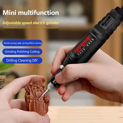 Mini Electric Cordless Drill Grinder Engraving Pen Variable Speed Rotary Tool US • $17.62