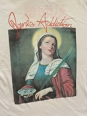 $20.89 • Buy Jane's Addiction 1990 Ritual De Lo Habitual Tour Shirt White Men All Size S977