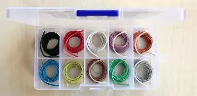 34 Awg Wire Stranded 10 Colours 0.33 Mm You Choose. • £0.99