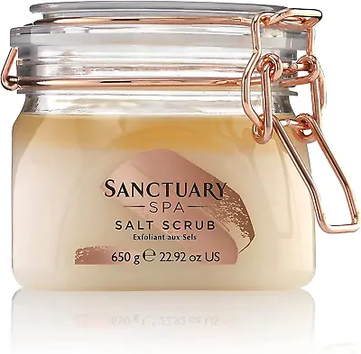Sanctuary Spa Salt Body Scrub Exfoliating Dead Sea Salt With Natural Oils And • £26.68
