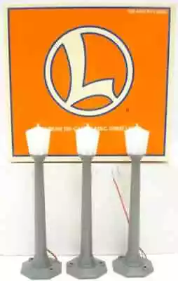 Lionel O Scale Mainline Diecast Classic Street Lamps Set Of 3 / 6-22950 • $17.99