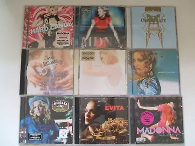 £5.99 • Buy Madonna Cd Job Lot Bundle MDNA, Ray Of Light, Hard Candy, Like A Prayer Etc 