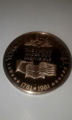 $18 • Buy 1981 Yorktown Virginia Bicentennial Proof Medal VA