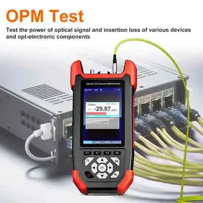 Mini OTDR 60KM 1310/1550nm  20dB 24/22dB Built-in OPM/OLS/VFL Smart Tester • $289.80