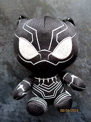 Ty 6  Black Panther Marvel Plush Soft Toy With Glitter Eyes In Good Condition  Q • £5.50