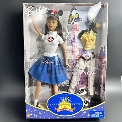 Disney 50th Anniversary Then & Now Barbie Mouseketeer Doll African American • $49.99