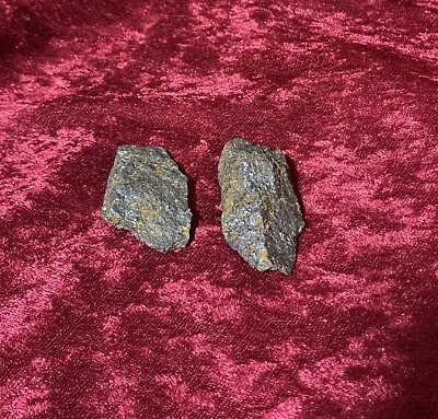 Genuine Live-Lodestone Pair- Magnetite Mined In Colorado USA -Large Chunks • $17