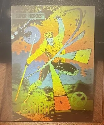 1992 IMPEL MARVEL UNIVERSE SERIES 1 GAMBIT HOLOGRAM CARD Good Condition!!! • $9.99