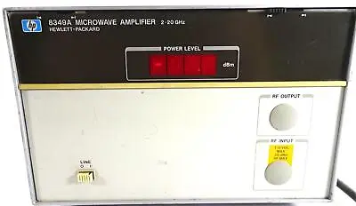 HP 8349a Microwave Amplifier 2-20 Ghz - Freee Shipping • $169.99