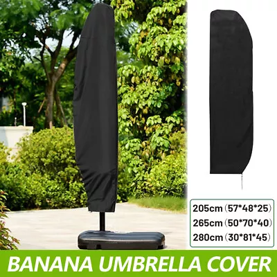 $17.06 • Buy 3 Sizes Heavy Duty Parasol Banana Umbrella Cover Cantilever Outdoor Patio Shield