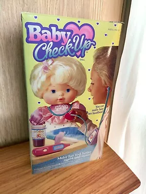 Vintage 1993 Kenner Baby Check-up Doll Baby Alive Working Heartbeat • $55.99