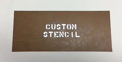 $4.99 • Buy Custom Stencil 1/2 Inch Military Usn Usmc Army Navy Bsa Ww2 Vietnam Usaac Marsh