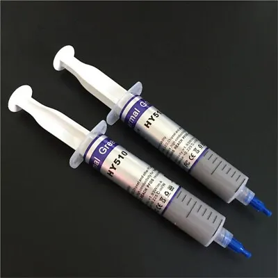 2 PCS HY510 30g Tube Thermal Grease Paste 1.93 W/m-k For LED CPU GPU XBOX PS3 • £3.65