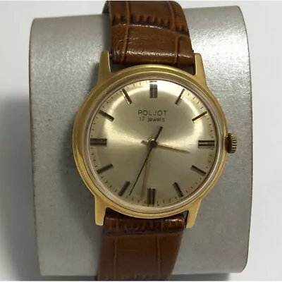 New! Men's Wristwatch  Poljot  1537 USSR 17 Stones. Vintage  Rare ! • $134.99