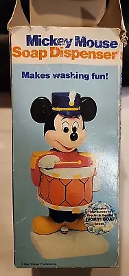 Vintage 1976 Disney Mickey Mouse Figural Soap Dispenser • $8.49